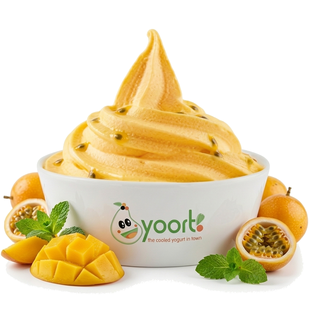 Yoort! Mangolu & Passion Fruit Dondurulmuş Yoğurt